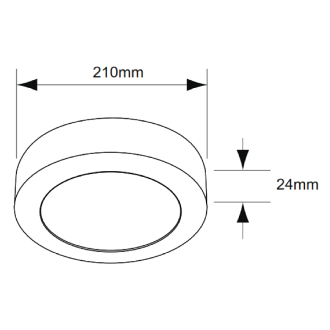Lámpara de Sobreponer de Techo Modelo Ankaa III