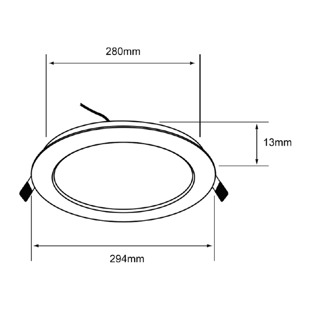 Lámpara de Empotrar de Techo Modelo Bucaramanga IX