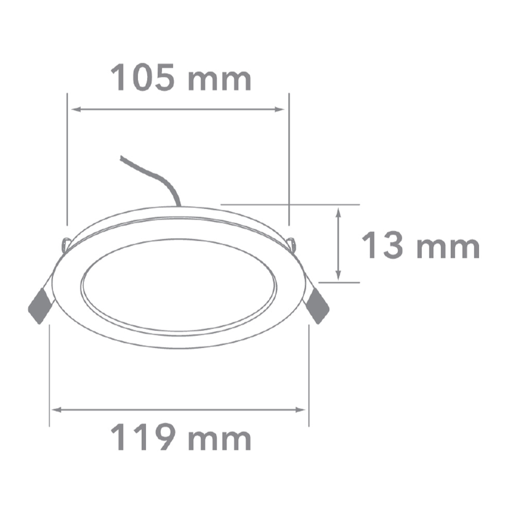 Lámpara de Empotrar de Techo Modelo Bucaramanga VI