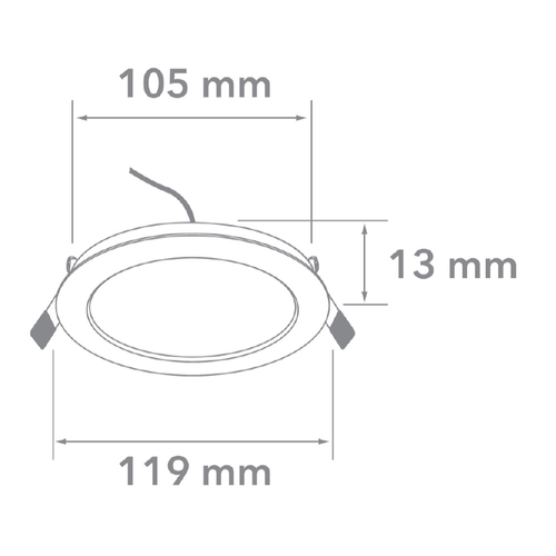 Lámpara de Empotrar de Techo Modelo Bucaramanga VI