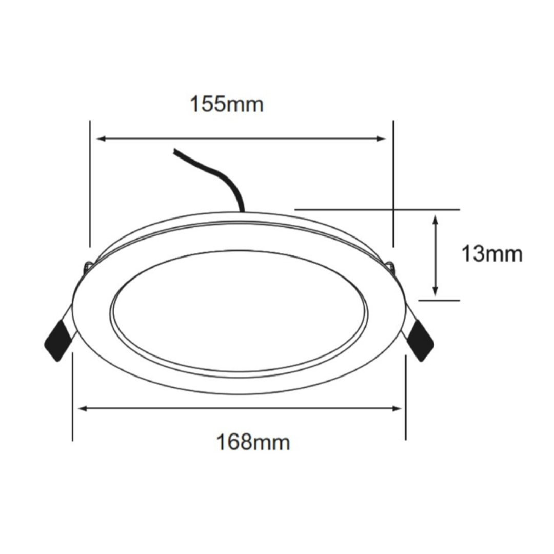 Lámpara de Empotrar de Techo Modelo Bucaramanga VII