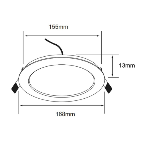 Lámpara de Empotrar de Techo Modelo Bucaramanga VII