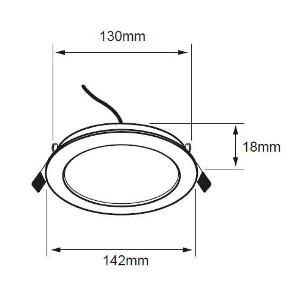 Lámpara de Empotrar de Techo Modelo Bucaramanga X