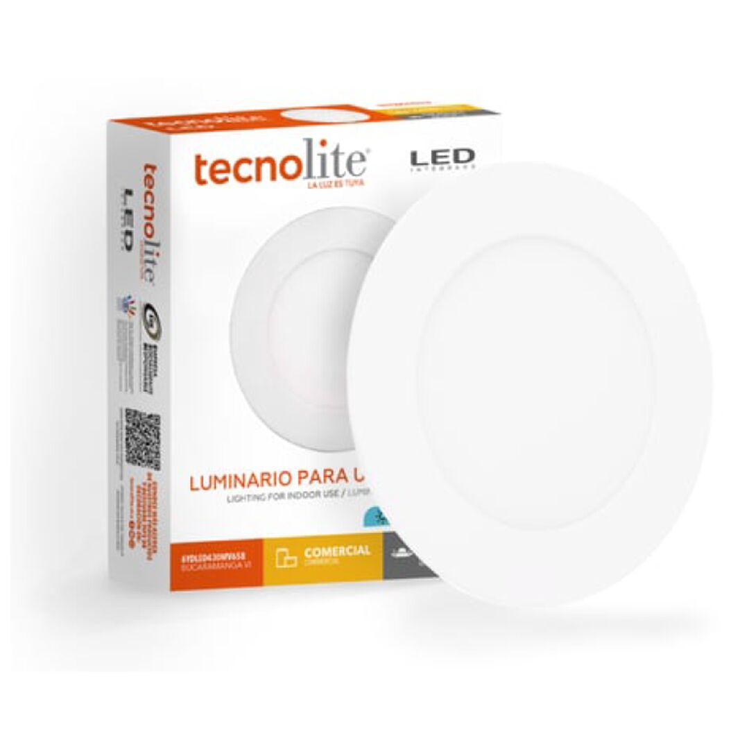 BUCARAMANGA VI Luminaria LED Empotrable 6W 320lm Luz de día