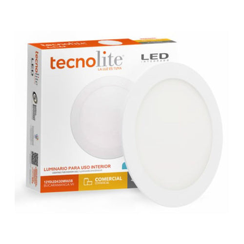 BUCARAMANGA VII Luminaria LED Empotrable 12W 720lm Luz de día